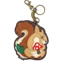 Key Fob/Coin Purse - Squirrel A
