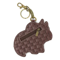 Key Fob/Coin Purse - Triceratops