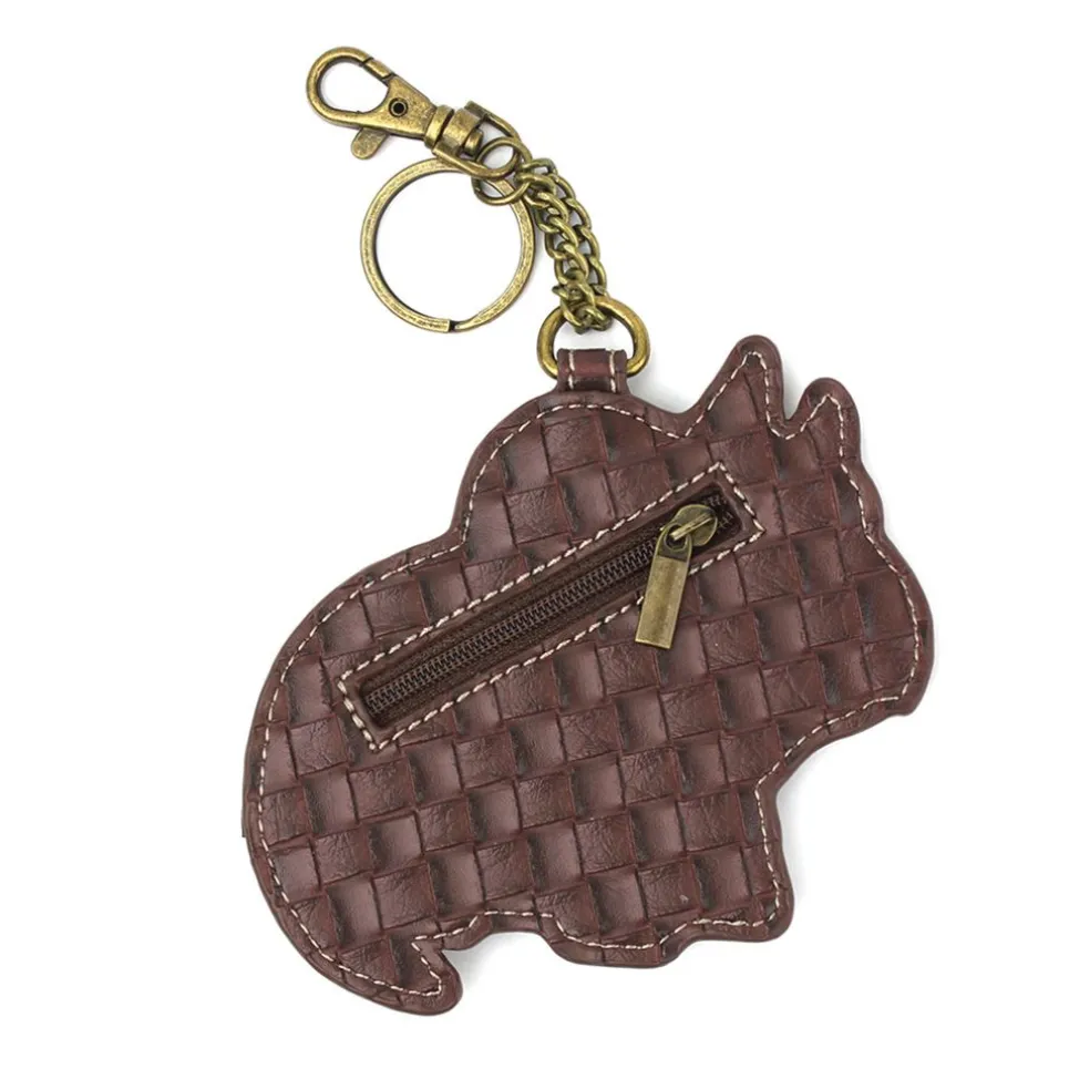 Key Fob/Coin Purse - Triceratops