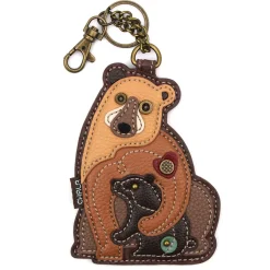 Key Fob/Coin Purse - Two Bears