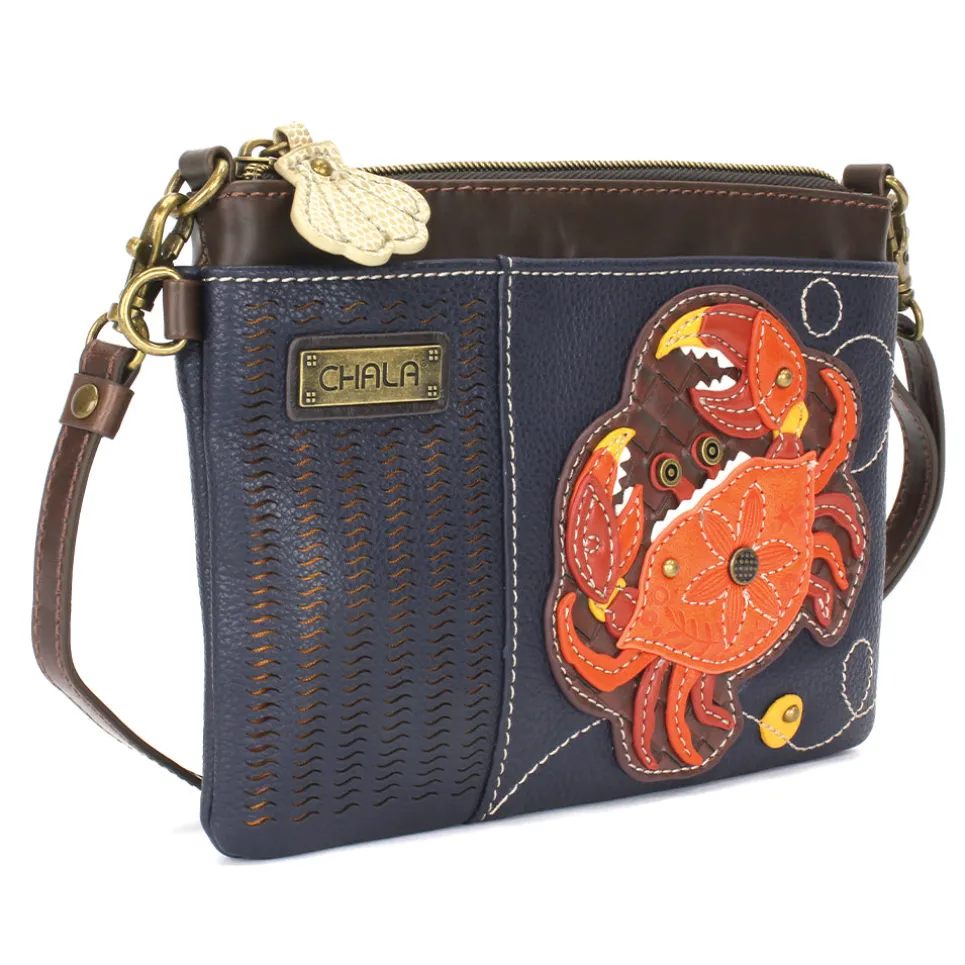 LaserCut Mini Crossbody - Orange Crab