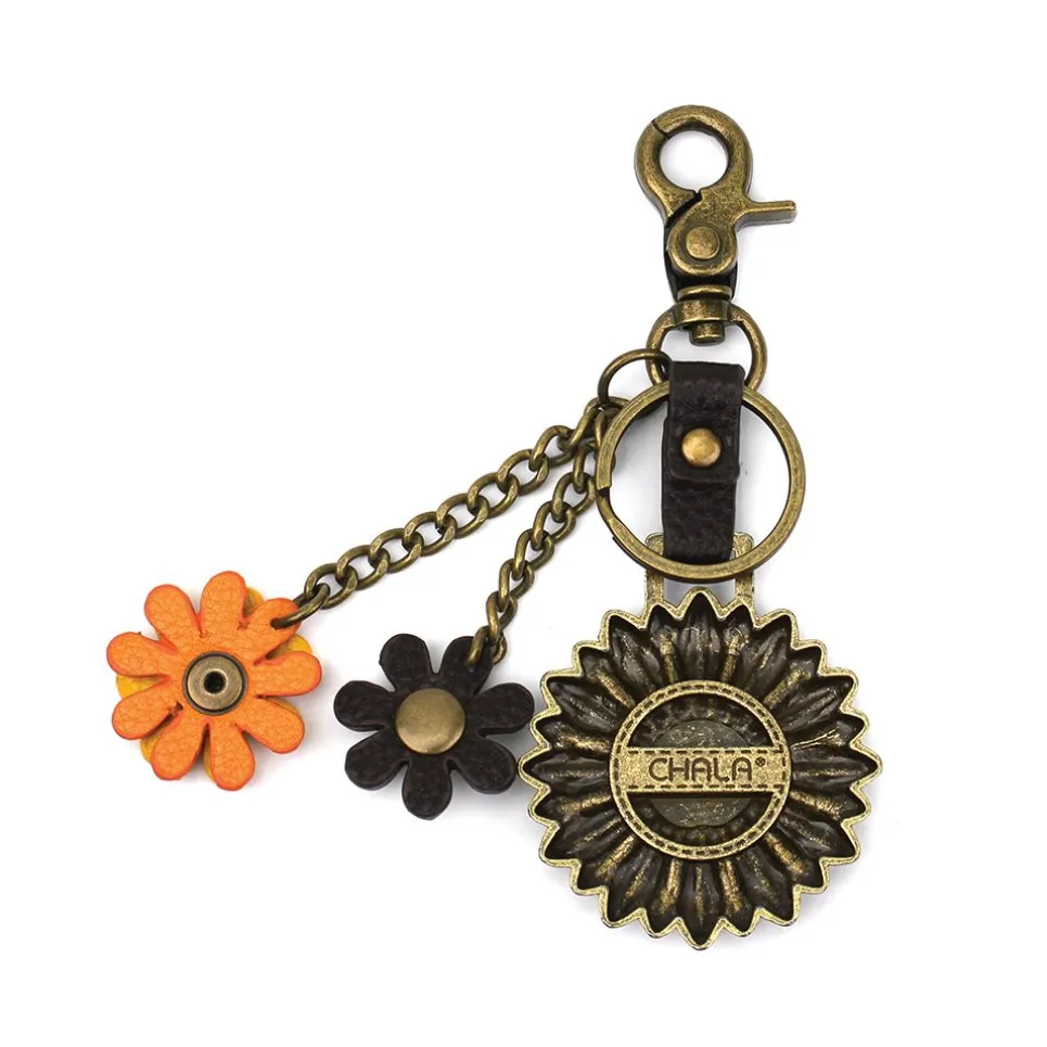Metal Charming Keychain - Sunflower