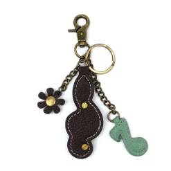 Metal Charming Keychain - Treble Clef