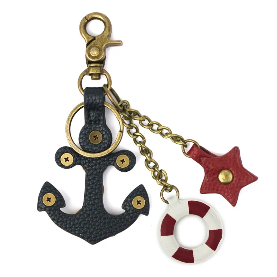 Metal Charming Keychain - Anchor