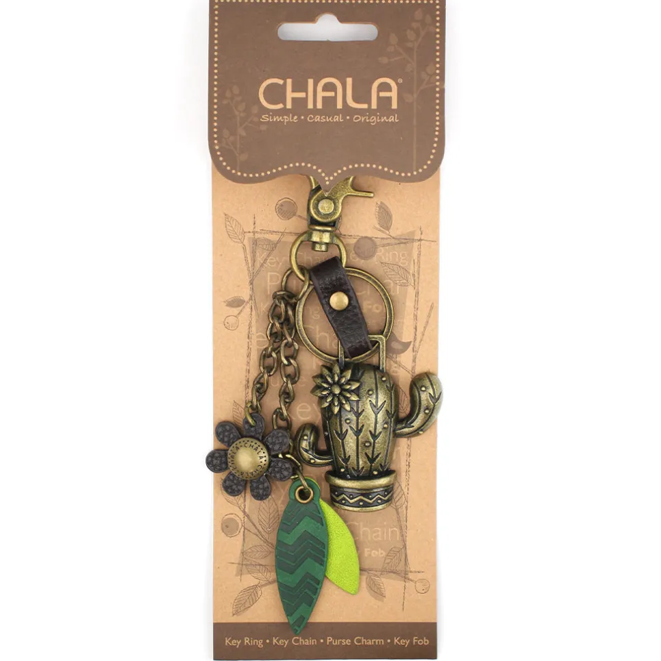 Metal Charming Keychain - Cactus