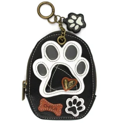 Mini Coin Purse Keychain - Pawprint