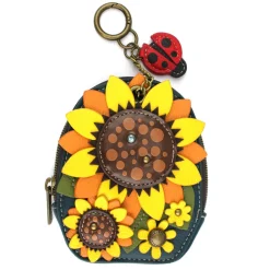 Mini Coin Purse Keychain - Sunflower