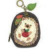 Mini Coin Purse Keychain - Hedgehog A