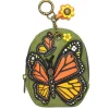Mini Coin Purse Keychain - Monarch Butterfly