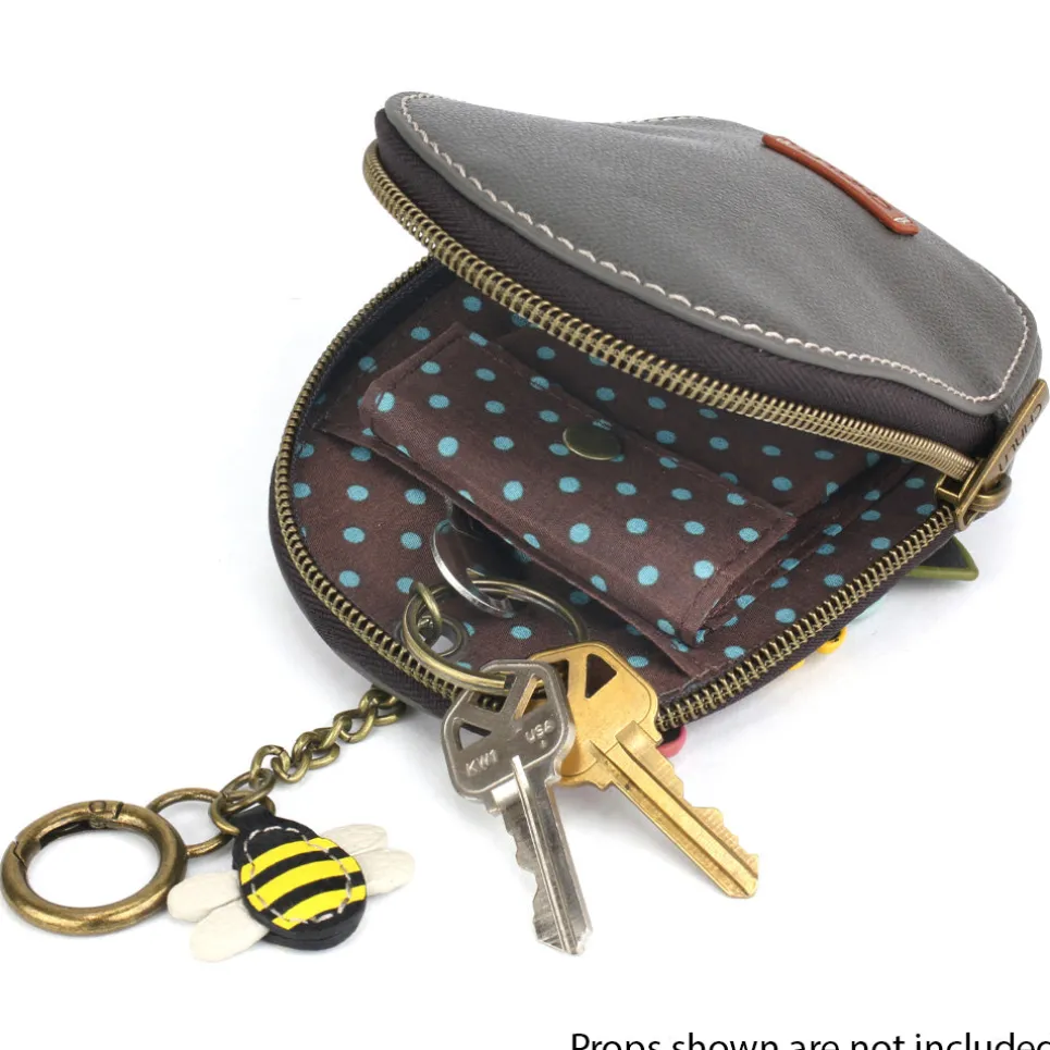 Mini Coin Purse Keychain - Daisy