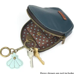 Mini Coin Purse Keychain - Sand Dollar