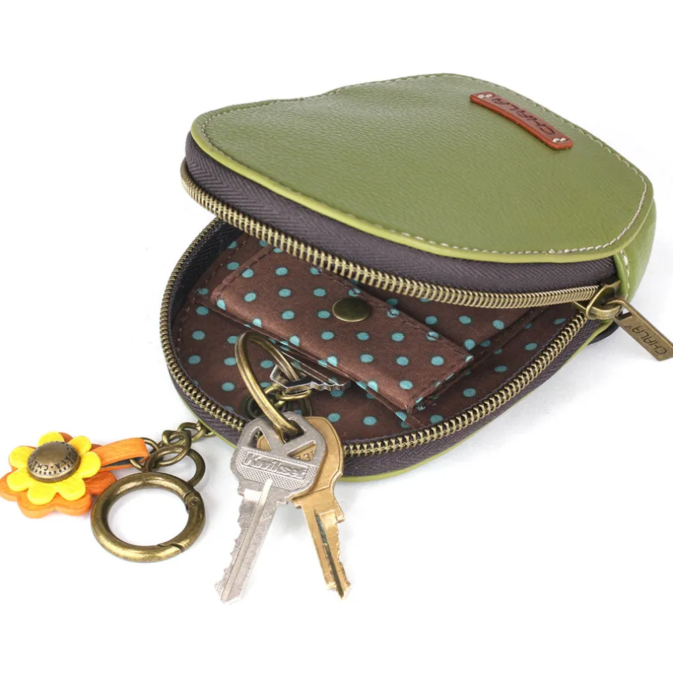 Mini Coin Purse Keychain - Monarch Butterfly