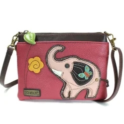Mini Crossbody - Pink Elephant