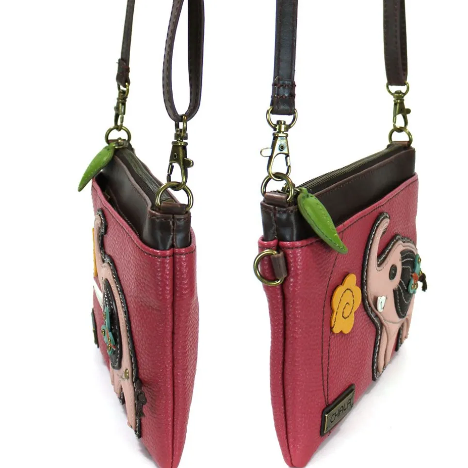 Mini Crossbody - Pink Elephant