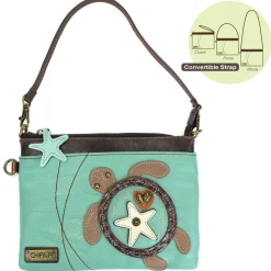 Mini Crossbody - Sea Turtle (Teal)