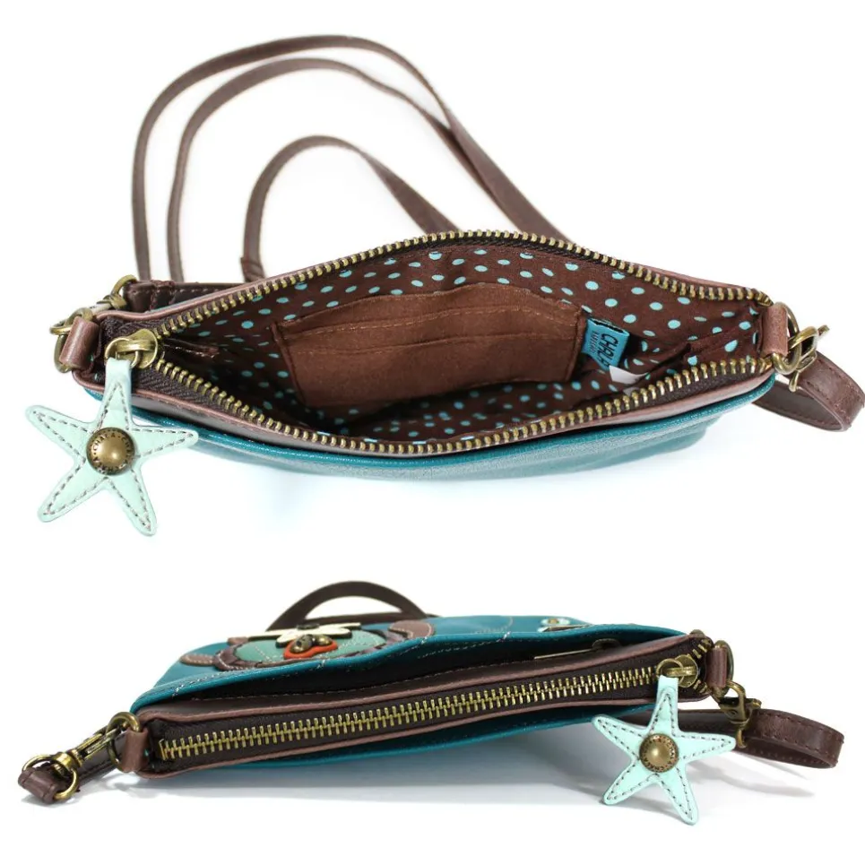Mini Crossbody - Sea Turtle (Turquoise)