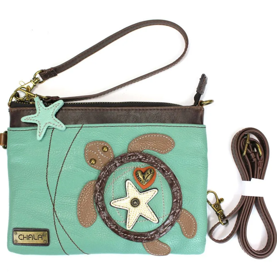 Mini Crossbody - Sea Turtle (Teal)