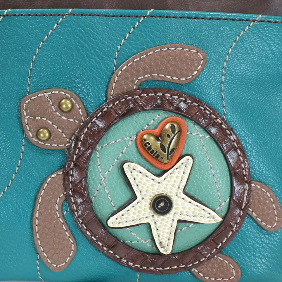 Mini Crossbody - Sea Turtle (Turquoise)