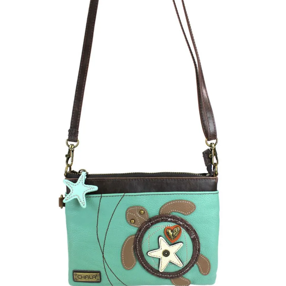 Mini Crossbody - Sea Turtle (Teal)
