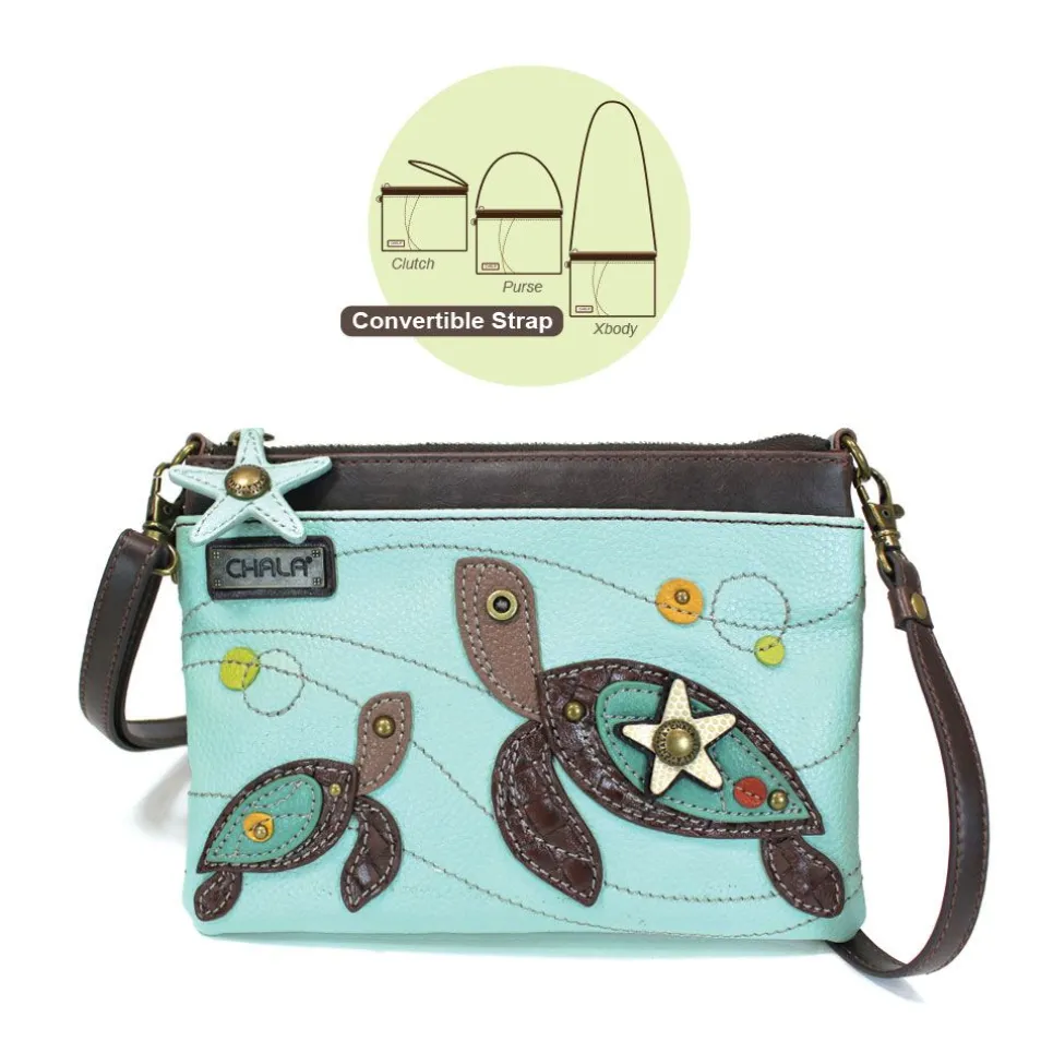 Mini Crossbody - Two Turtles
