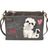 Mini Crossbody - White Shih Tzu