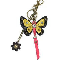 Mini Keychain - Butterfly - Yellow