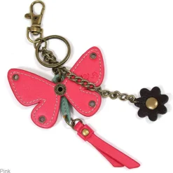 Mini Keychain - Butterfly - Pink