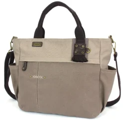 Multi Pocket Tote - Dark Gray