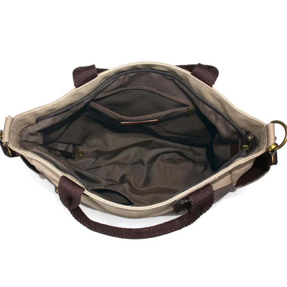 Multi Pocket Tote - Dark Gray