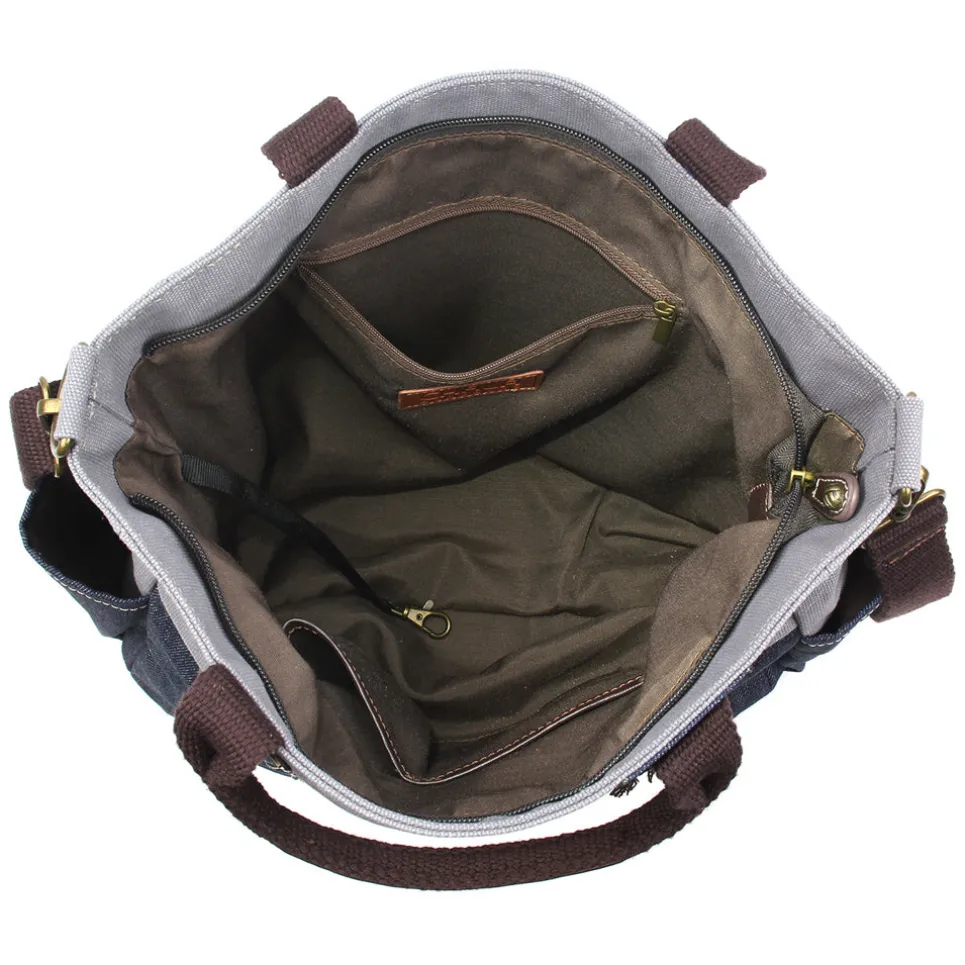Multi Pocket Tote - Denim