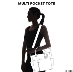 Multi Pocket Tote - Denim