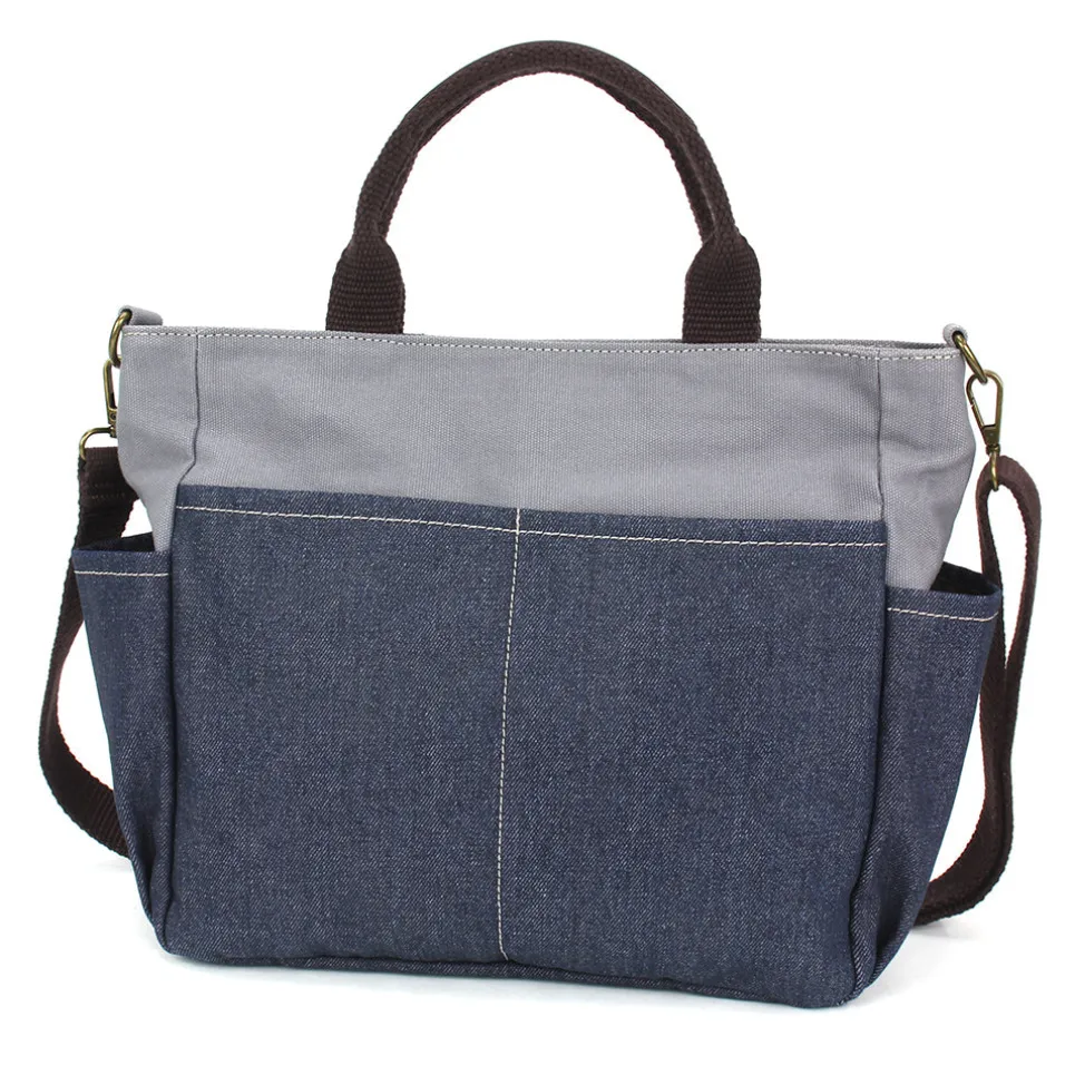 Multi Pocket Tote - Denim