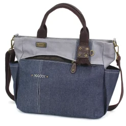 Multi Pocket Tote - Denim