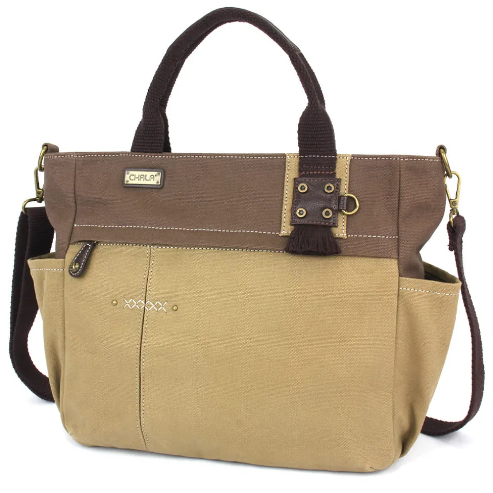 Multi Pocket Tote - Olive