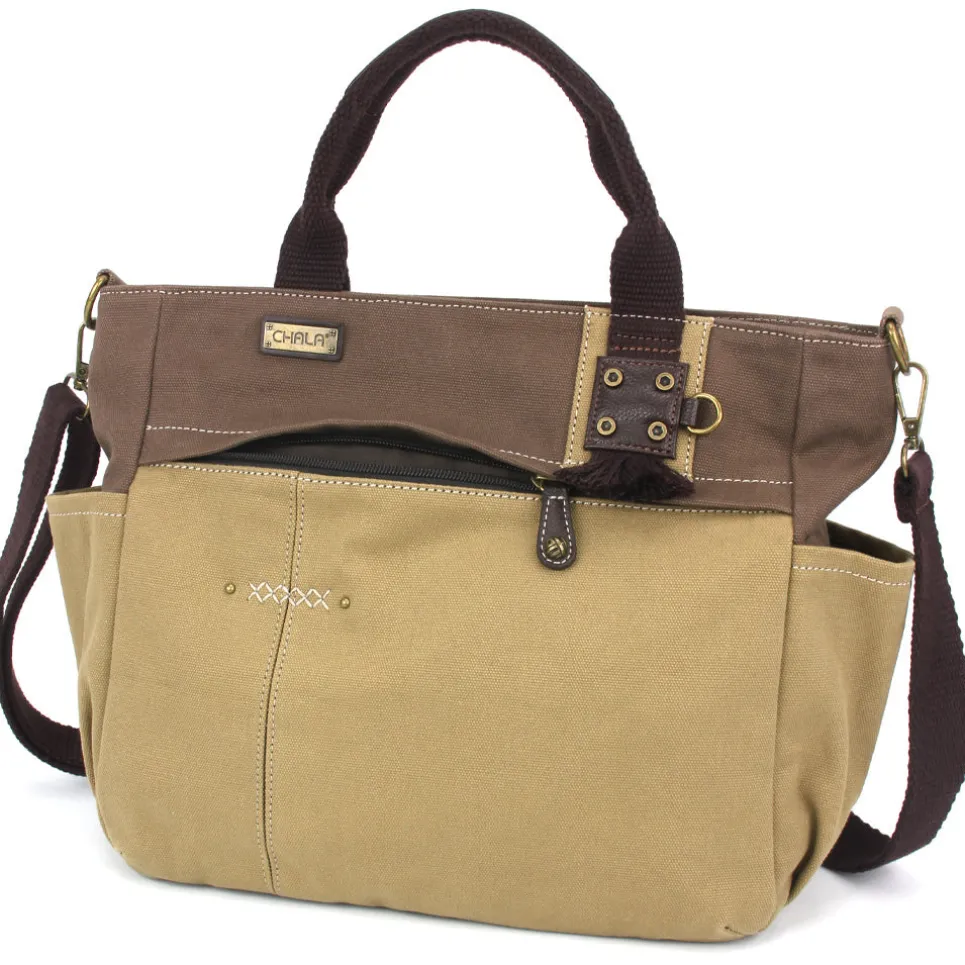 Multi Pocket Tote - Olive