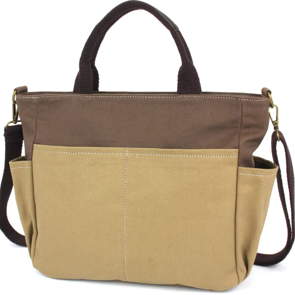 Multi Pocket Tote - Olive