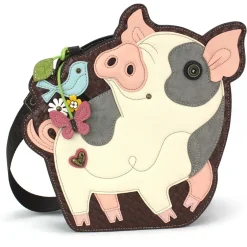 Novelty Purse - Spotted Pink Pig
