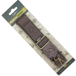 Premium Logo Strap - Dark Brown