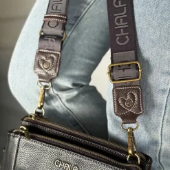 Premium Logo Strap - Dark Brown