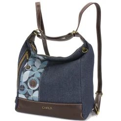 Retro Convertible Purse - Denim