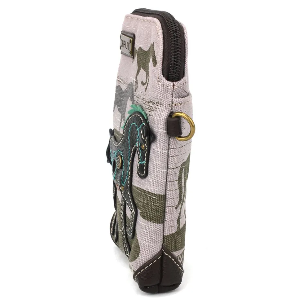 Safari Canvas Cellphone Xbody - Horse (Gray)