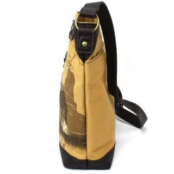 Safari Canvas Crossbody - Horse (Brown)
