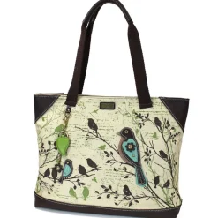 Safari Canvas Tote - Bird