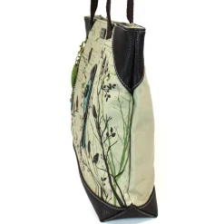 Safari Canvas Tote - Bird