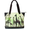 Safari Canvas Tote - Giraffe