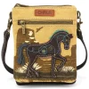 Safari Double Pocket Xbody - Horse