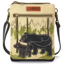 Safari Double Pocket Xbody - Bear