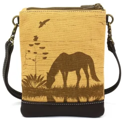 Safari Double Pocket Xbody - Horse