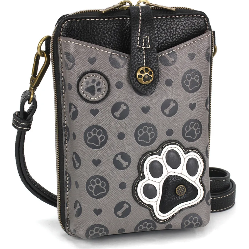Snap Crossbody - Paw Print