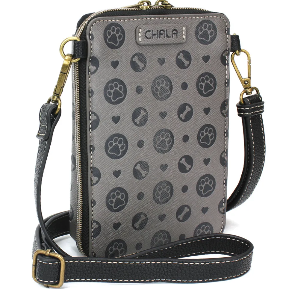 Snap Crossbody - Paw Print